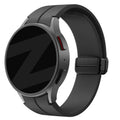Bandz Silicone D Buckle Strap For Samsung Galaxy Watch 5 Pro Black