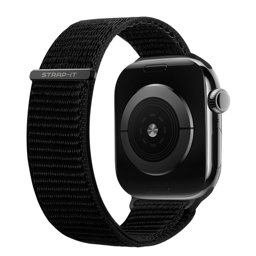 Apple Watch Black Nylon Band For Comfortable Everyday Wear