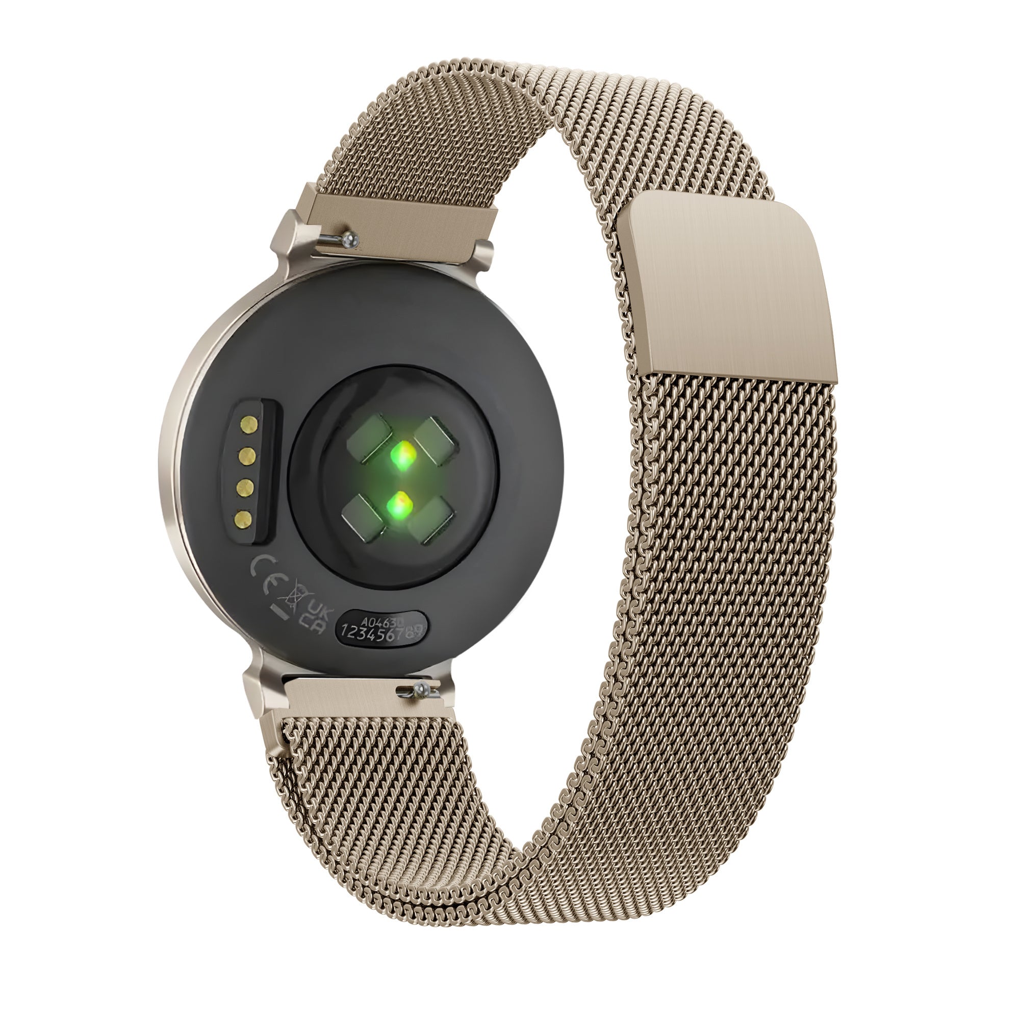 Bandz Champagne Milanese Loop Band For Garmin Lily 2