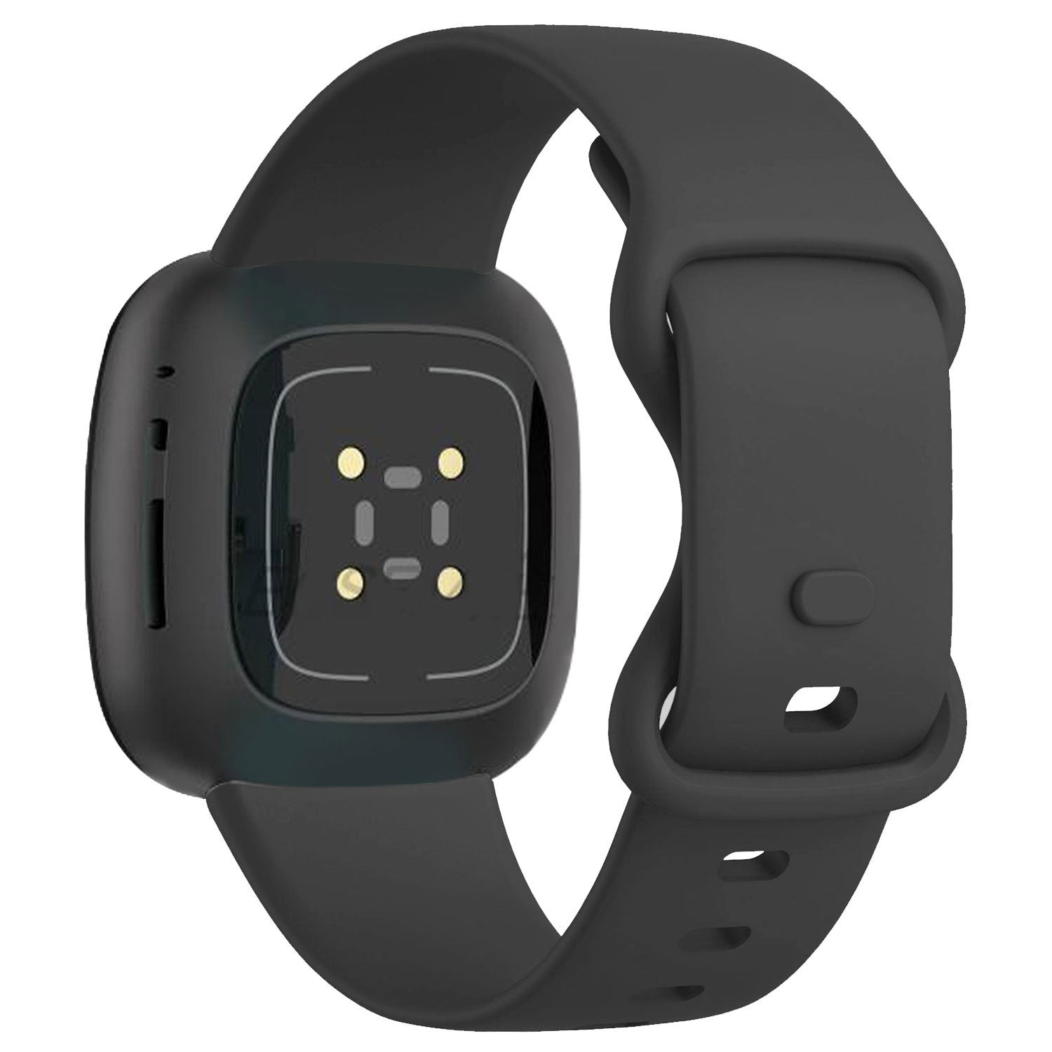Fitbit Sense Black Replacement Silicone Strap Band