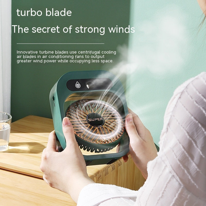 AquaFlow Portable Misting Fan For Personal Cooling