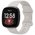 Durable Off White Silicone Band For Fitbit Versa 3
