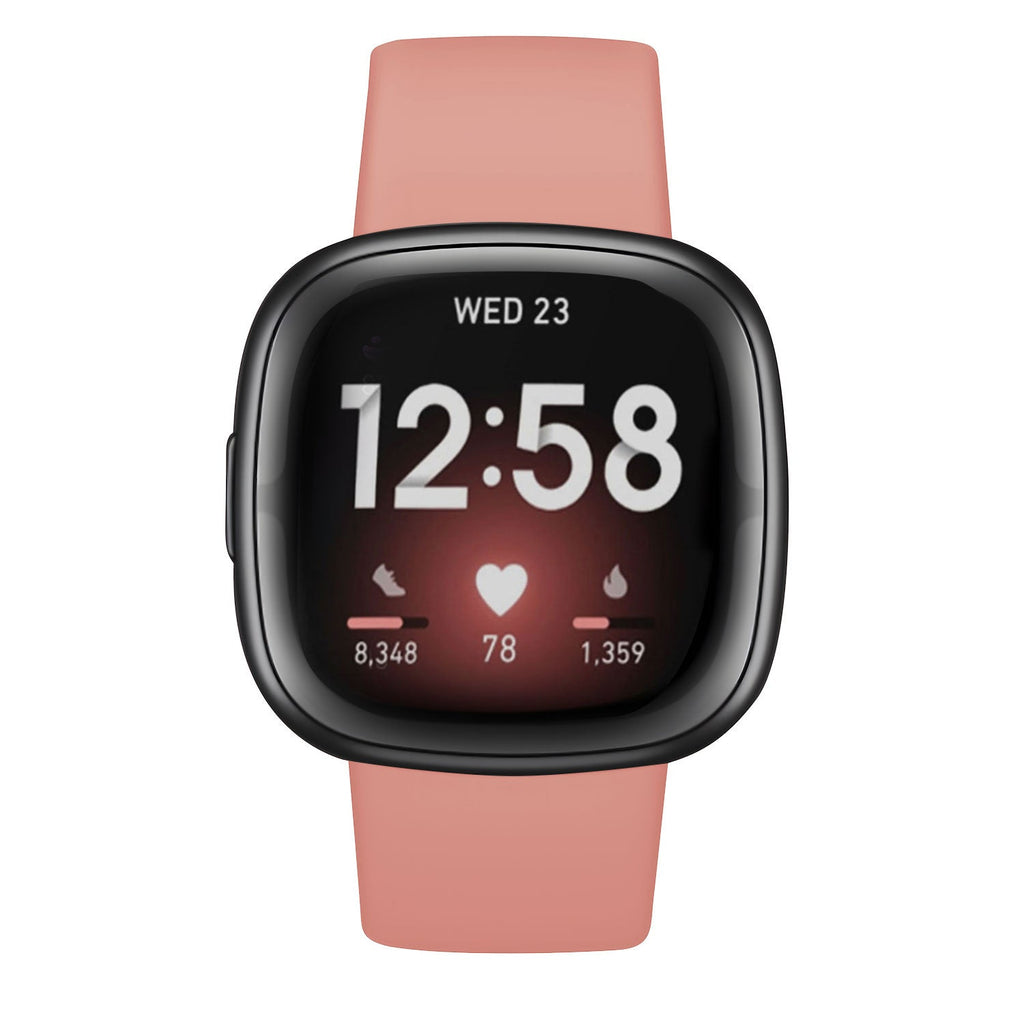 Original Pink Silicone Replacement Band For Fitbit Versa 3