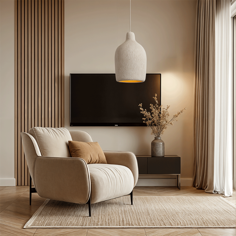 SylvaWabi Resin Pendant Light For Modern Ceiling Fixtures