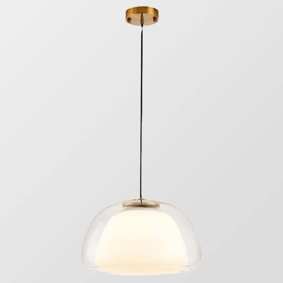 Aurora Milk Glass Pendant Light For Modern Ceiling Decor