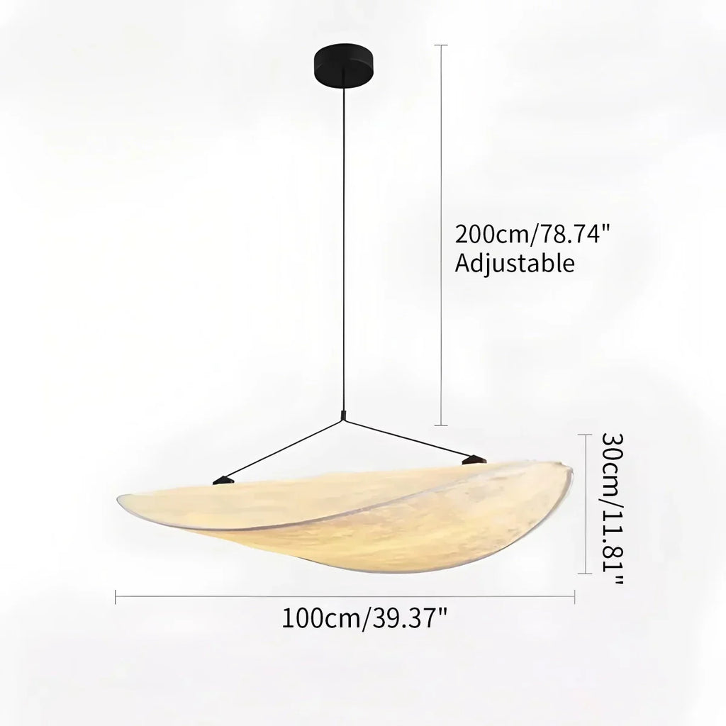 Zen Art Cloud Silk Pendant Lamp For Living Room Potato Chip Lamp