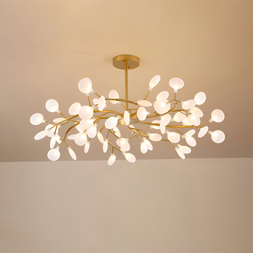 Firefly Sputnik LED Chandelier In Starburst Design For Warm Ambient Glow