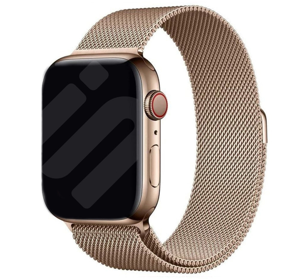 Apple Watch Rose Gold Milanese Band Finished In Elegant Style