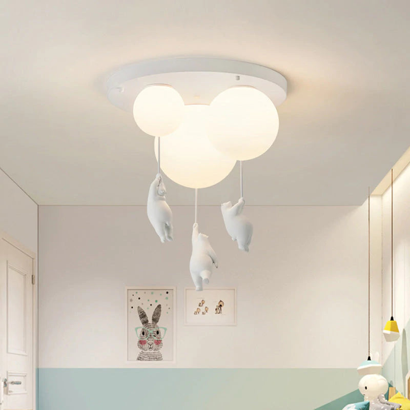 Cora Bear Balloon Ceiling Pendant Light For Children's Rooms
