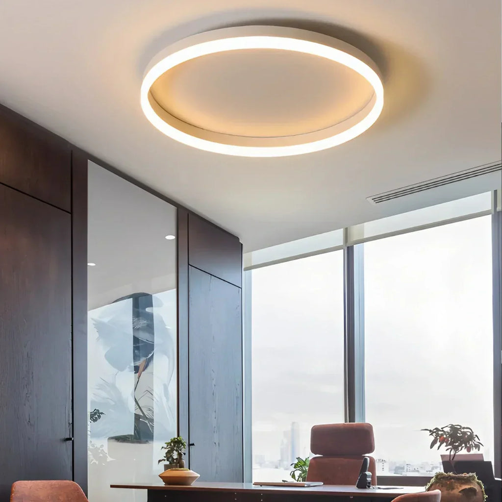 Nordic Circular LED Ceiling Light For Bedroom Decor
