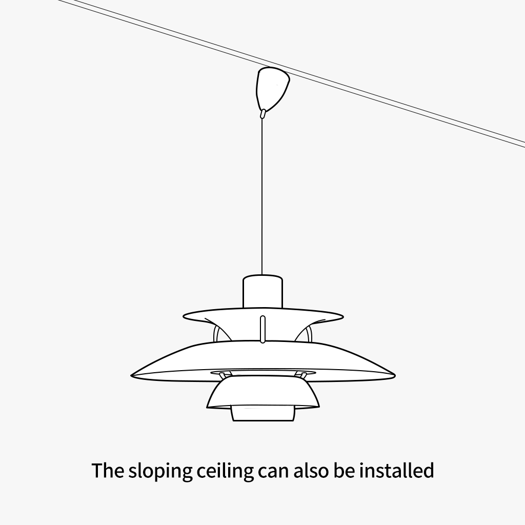 Scandinavian Style Layered Pendant Lamp Ceiling Light