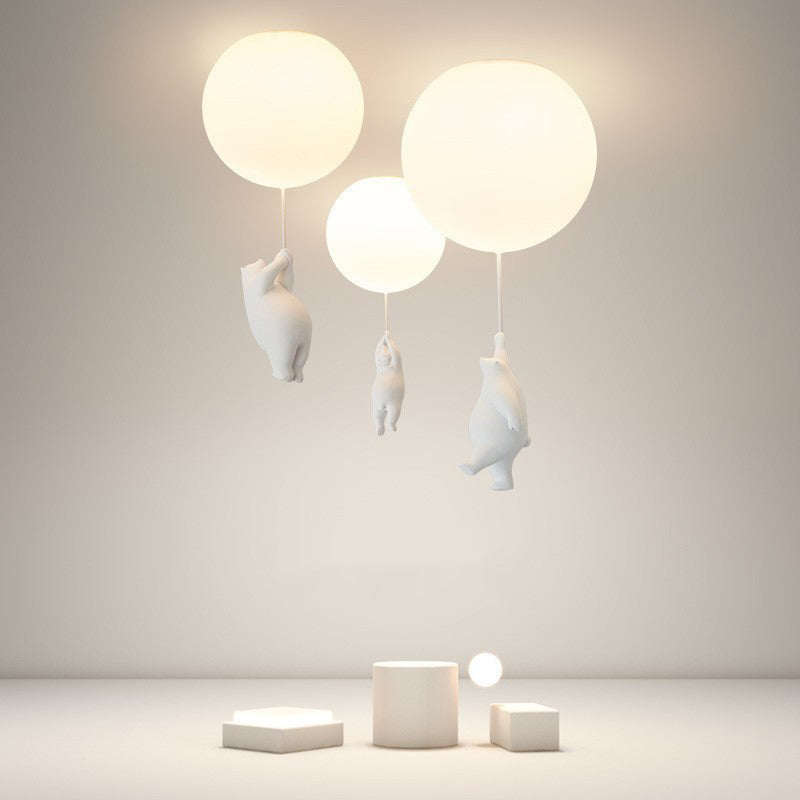 Cora Bear Balloon Ceiling Pendant Light For Children's Rooms