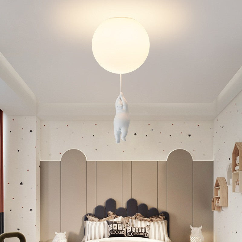 Cora Bear Balloon Ceiling Pendant Light For Children's Rooms
