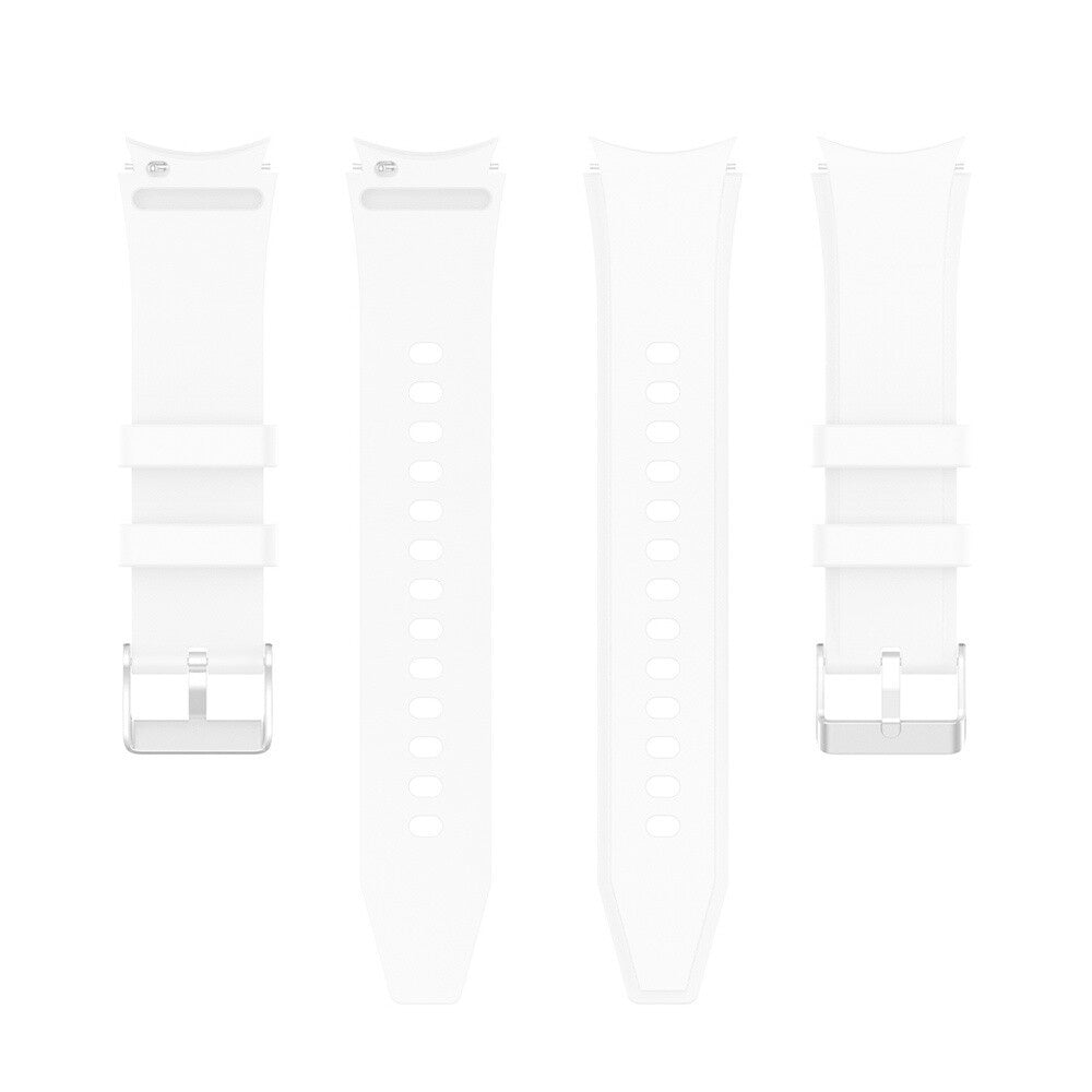 Samsung Galaxy Watch 4 White Silicone Band Perfect Fit
