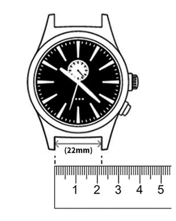 Elegant Black 22mm Milanese Quick-Release Watch Strap For Your Timepiece