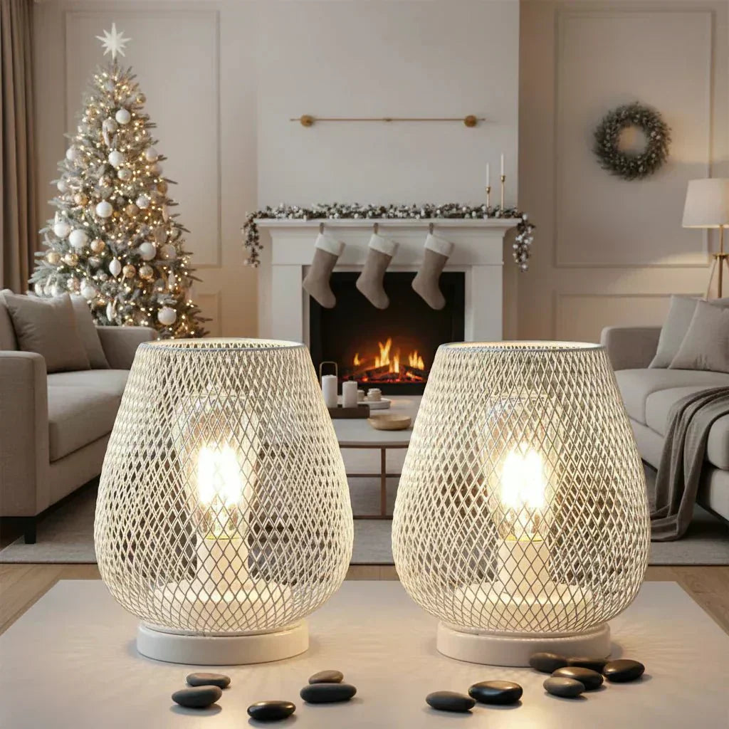 AureaGlow Wireless Table Lamp With Warm Edison Led Glow For Cozy Decor