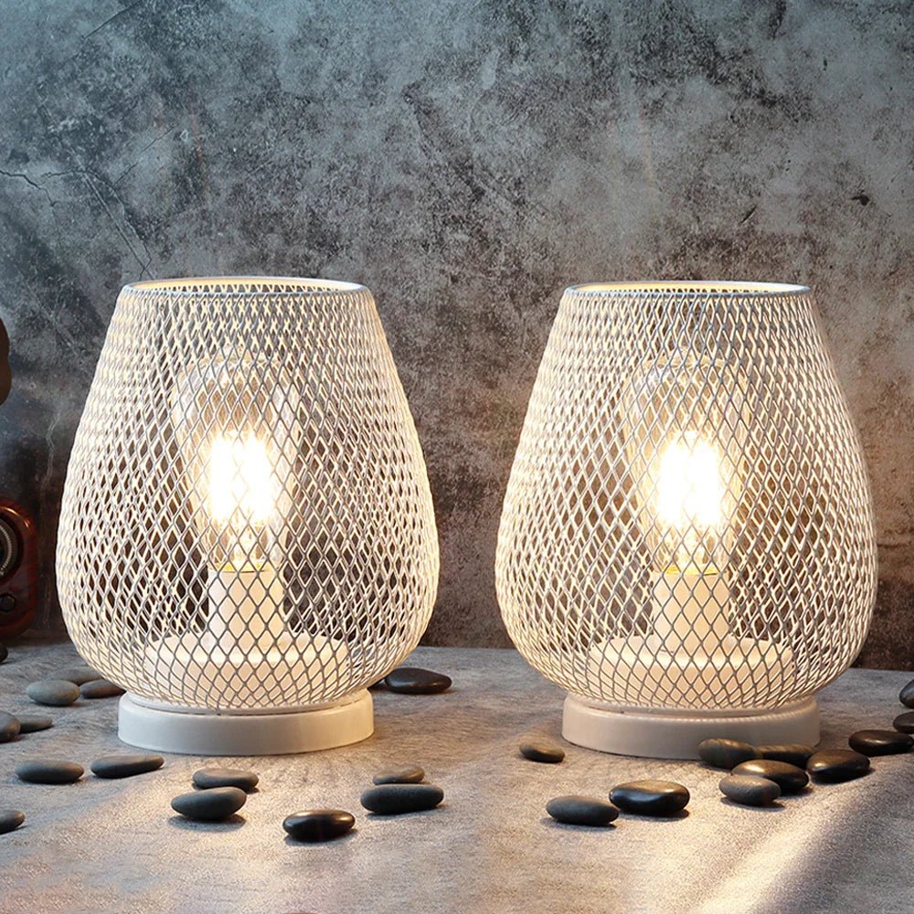 AureaGlow Wireless Table Lamp With Warm Edison Led Glow For Cozy Decor