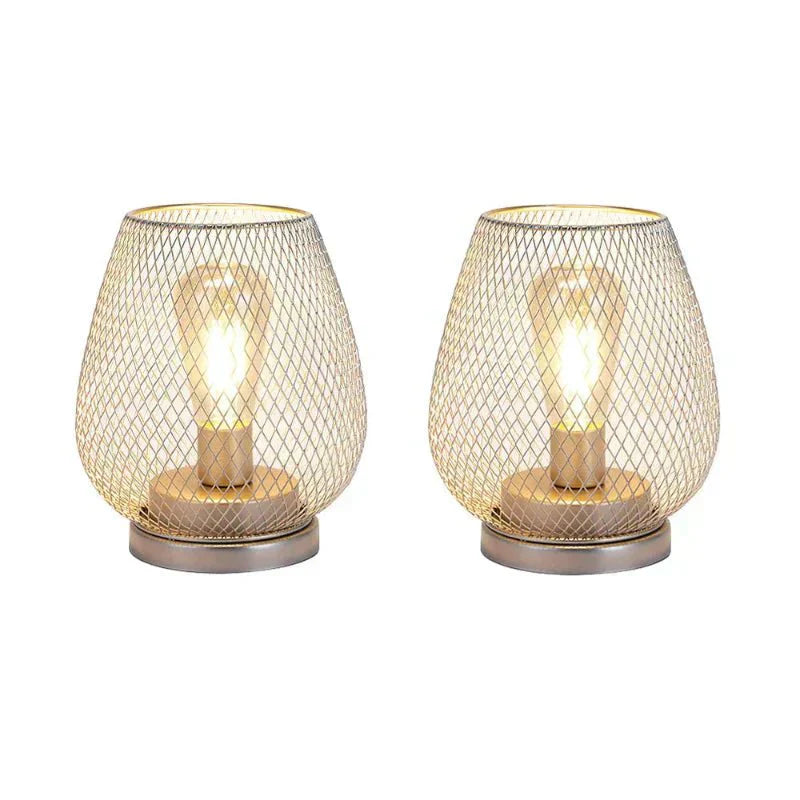AureaGlow Wireless Table Lamp With Warm Edison Led Glow For Cozy Decor