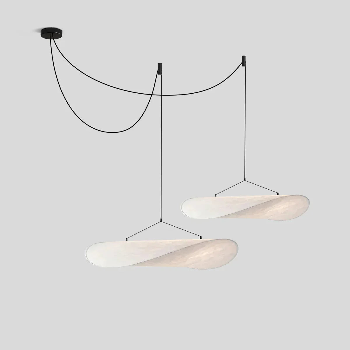 Zen Art Cloud Silk Pendant Lamp For Living Room Potato Chip Lamp