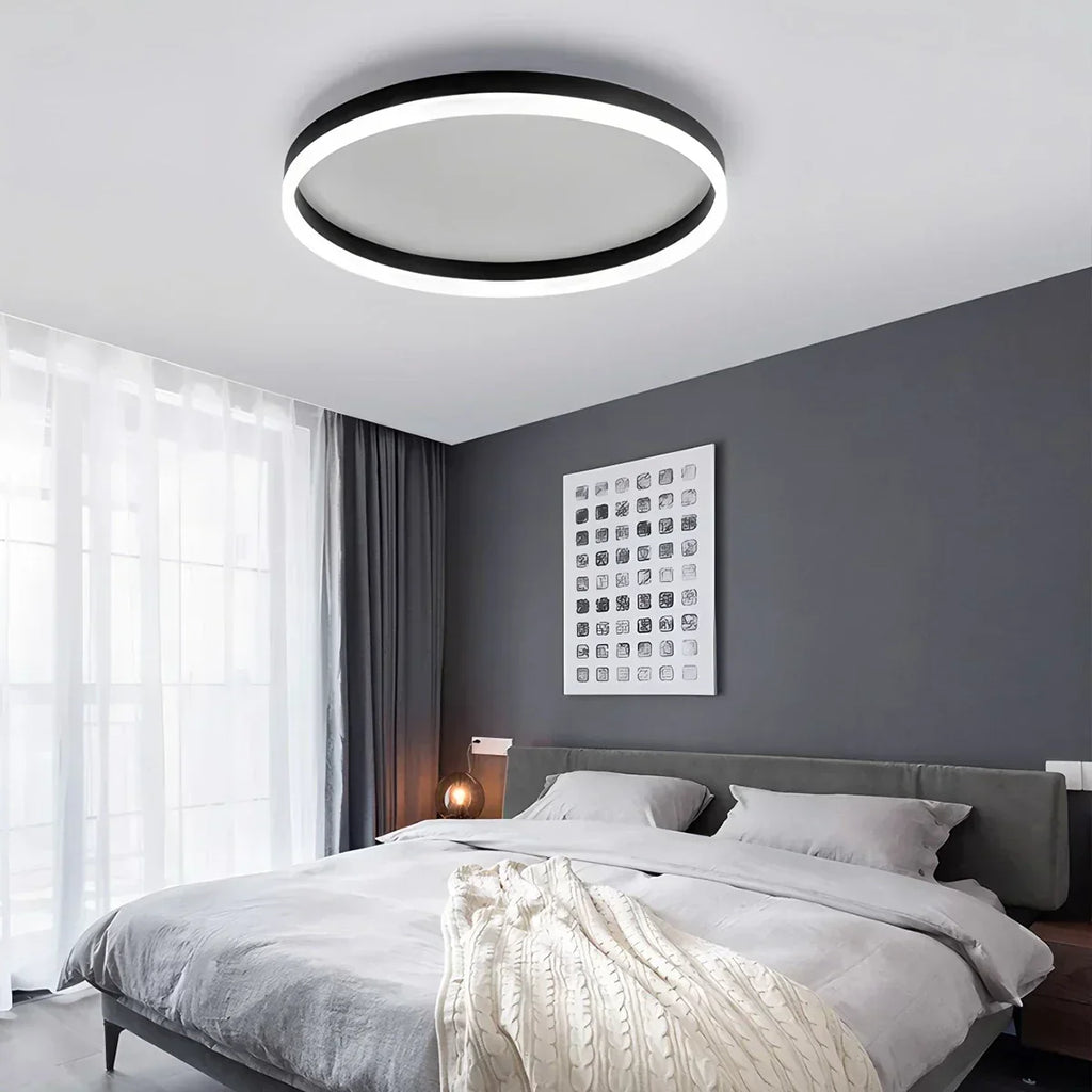 Nordic Circular LED Ceiling Light For Bedroom Decor