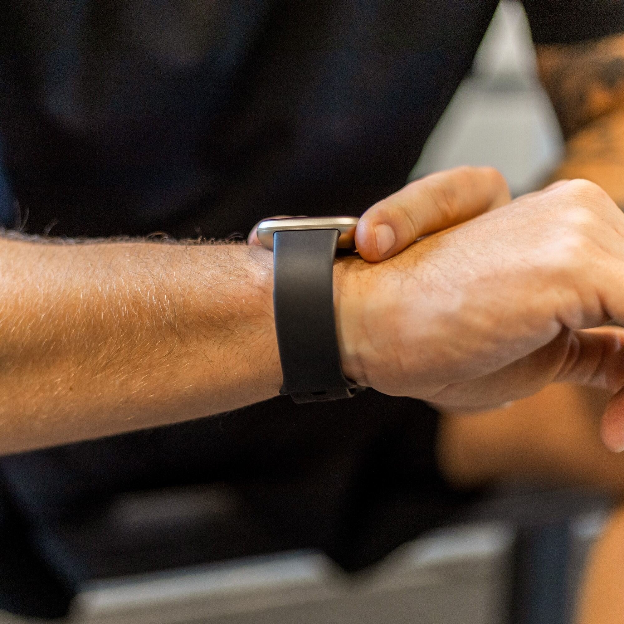 Fitbit Versa 3 Black Silicone Replacement Band Classic