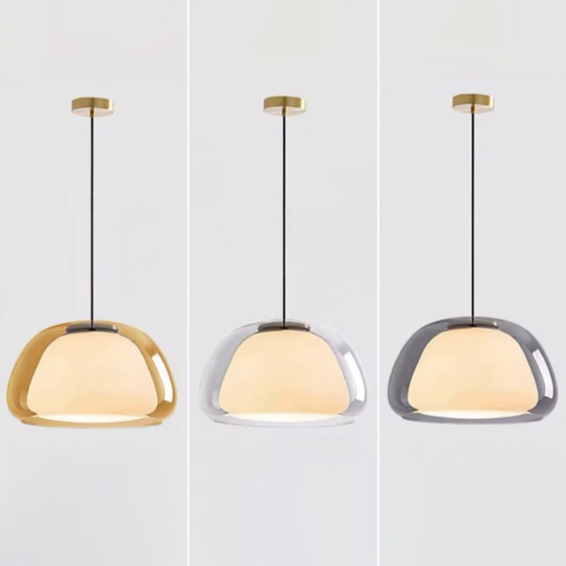 Aurora Milk Glass Pendant Light For Modern Ceiling Decor