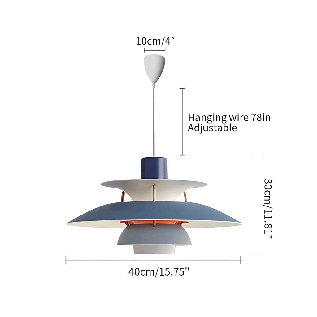Scandinavian Style Layered Pendant Lamp Ceiling Light