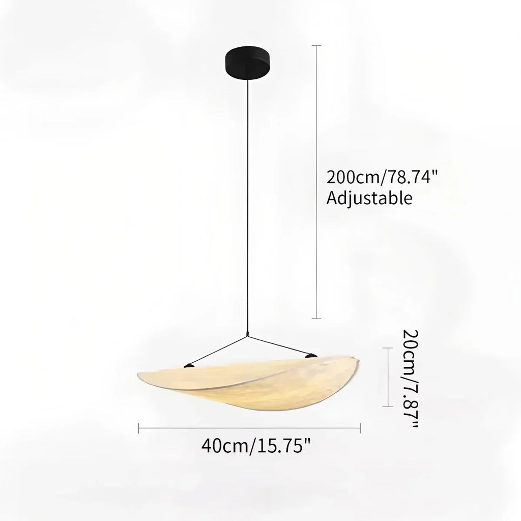 Zen Art Cloud Silk Pendant Lamp For Living Room Potato Chip Lamp