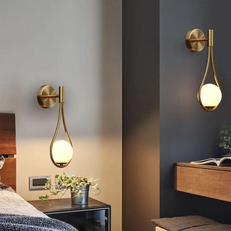 NordicNest Two Metal Wall Lamps Set For Modern Homes