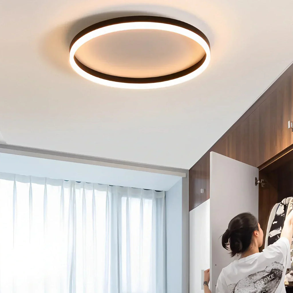 Nordic Circular LED Ceiling Light For Bedroom Decor