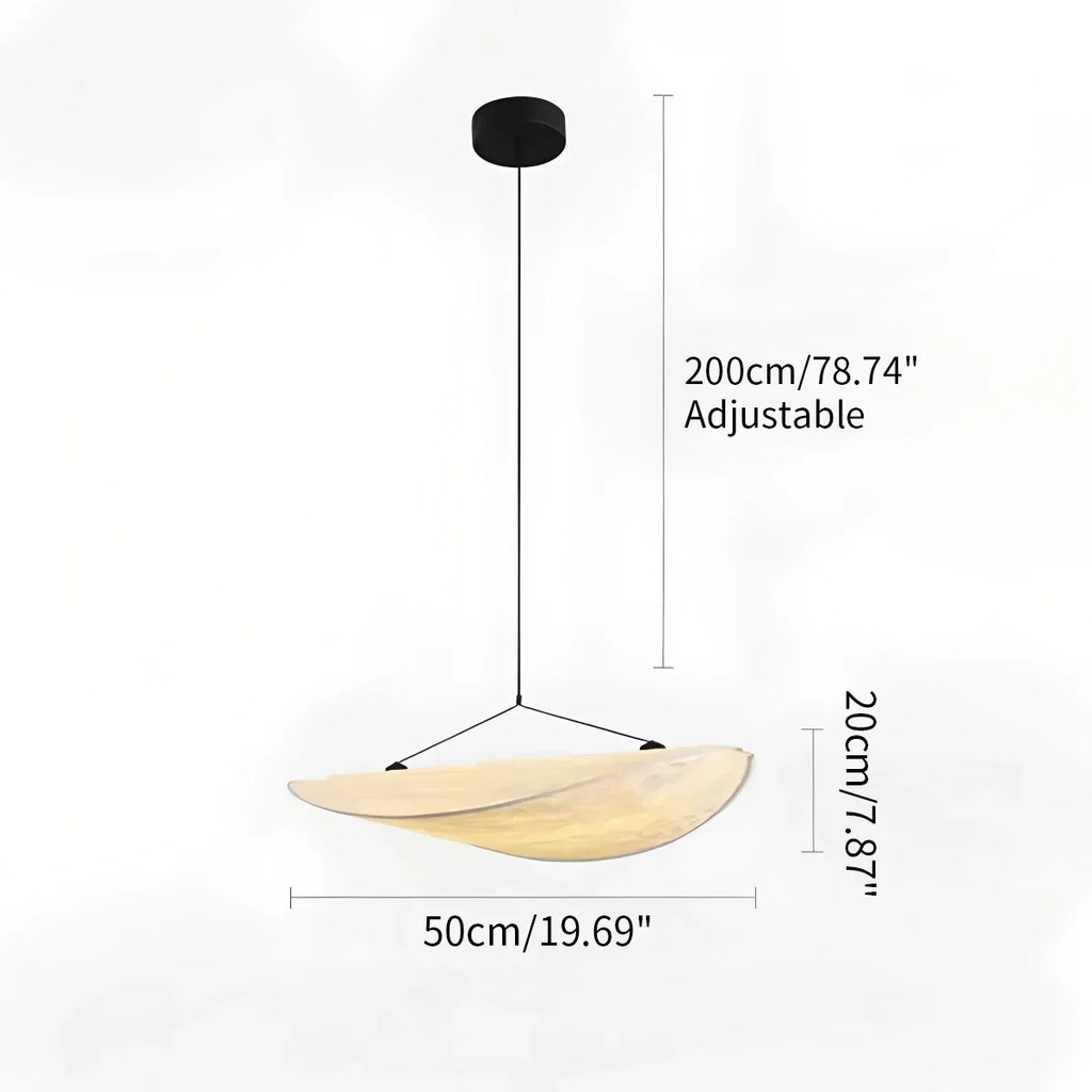 Zen Art Cloud Silk Pendant Lamp For Living Room Potato Chip Lamp