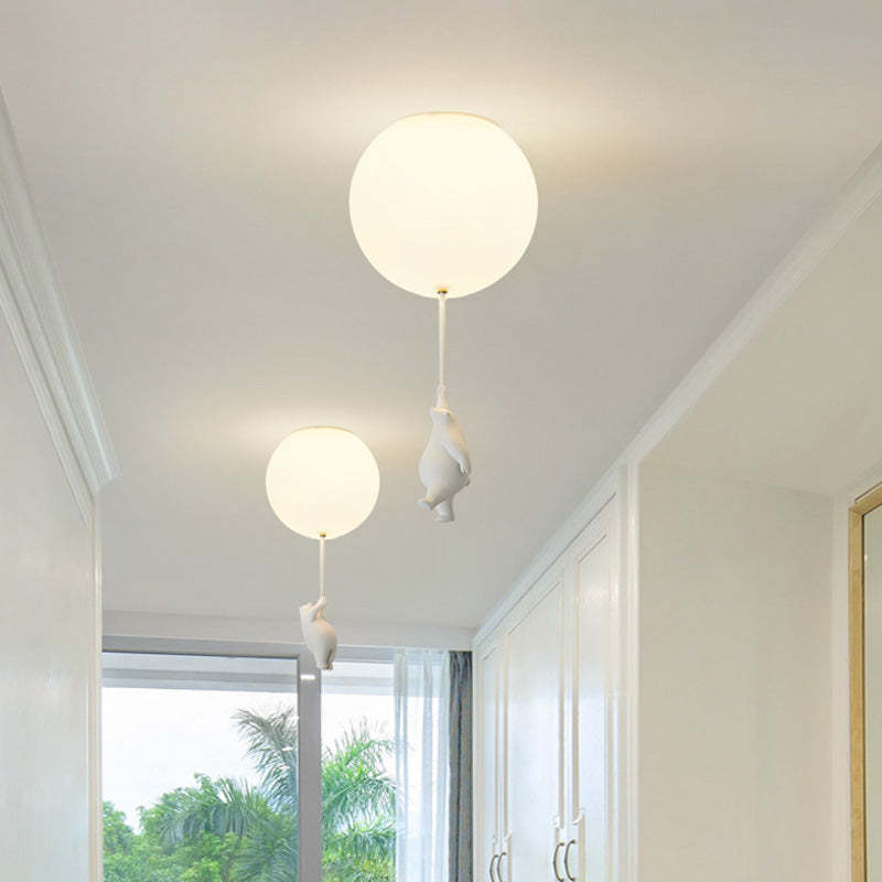 Cora Bear Balloon Ceiling Pendant Light For Children's Rooms