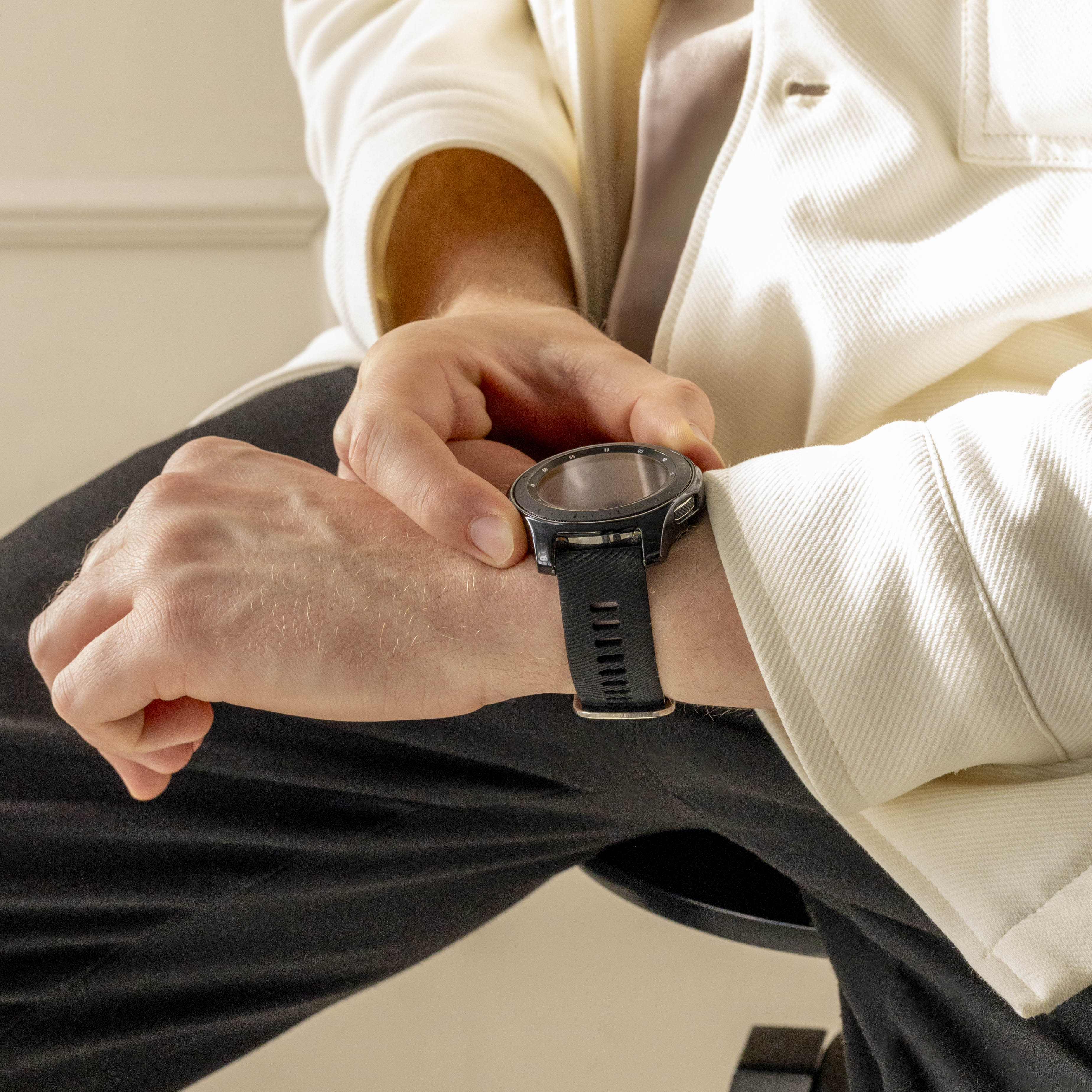 Garmin Venu 2 Black Silicone Replacement Watch Band