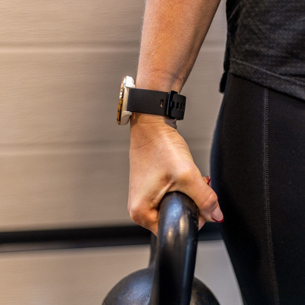 Durable Black Silicone Strap For Ignite 2 Polar Smartwatch