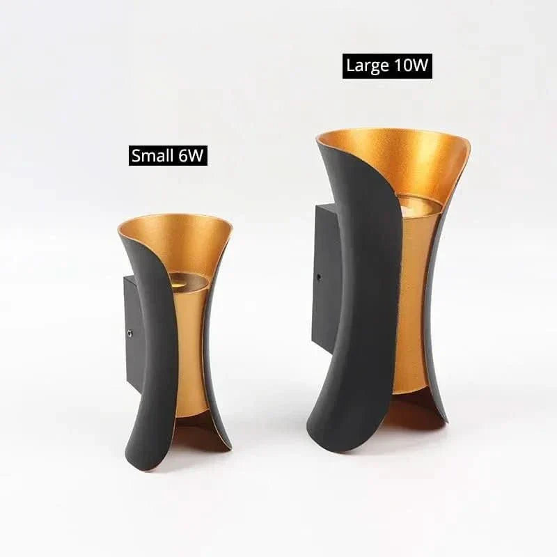 LumaCurve Arched Exterior LED Wall Lamp IP65 Weatherproof