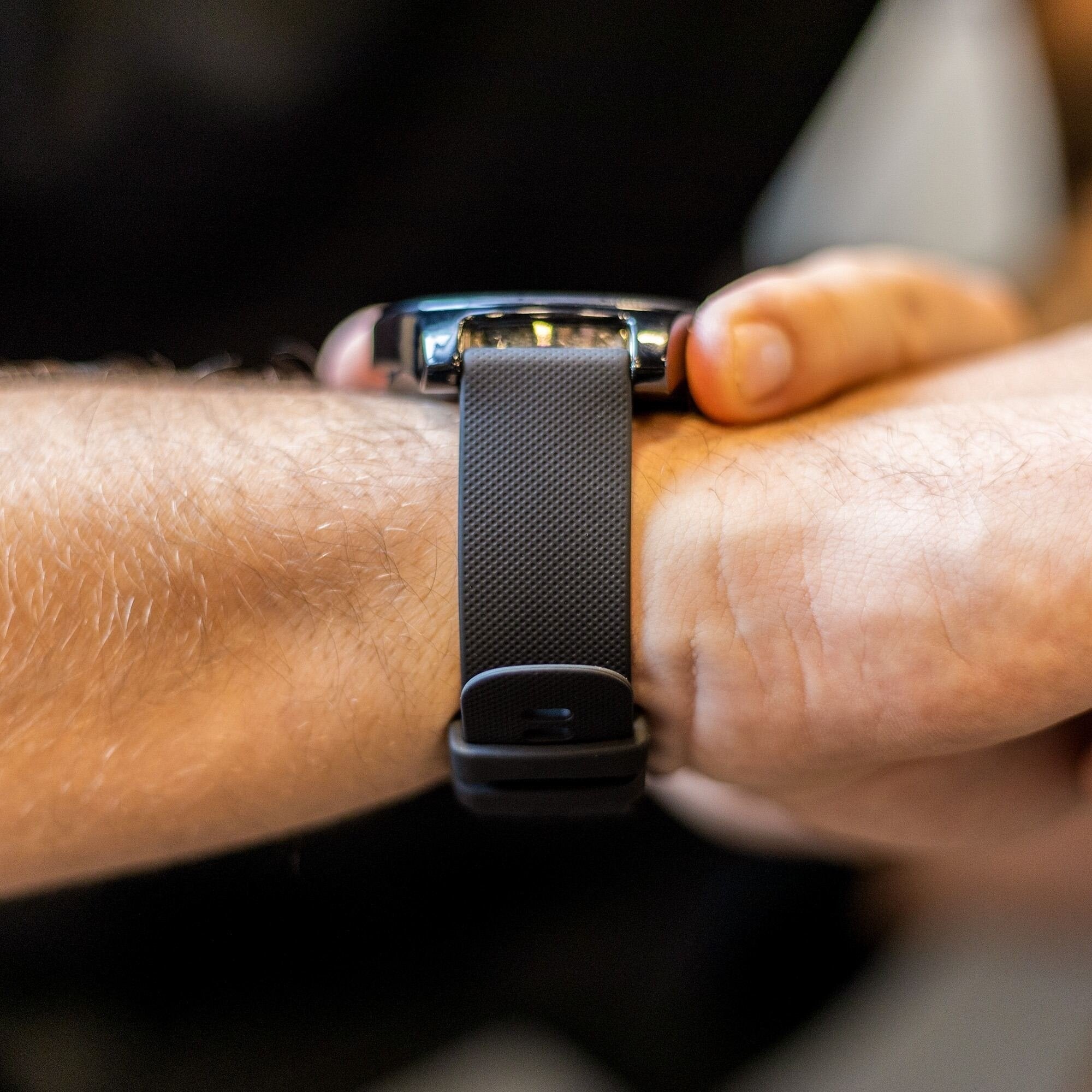 Durable Black Silicone Strap For Ignite 2 Polar Smartwatch