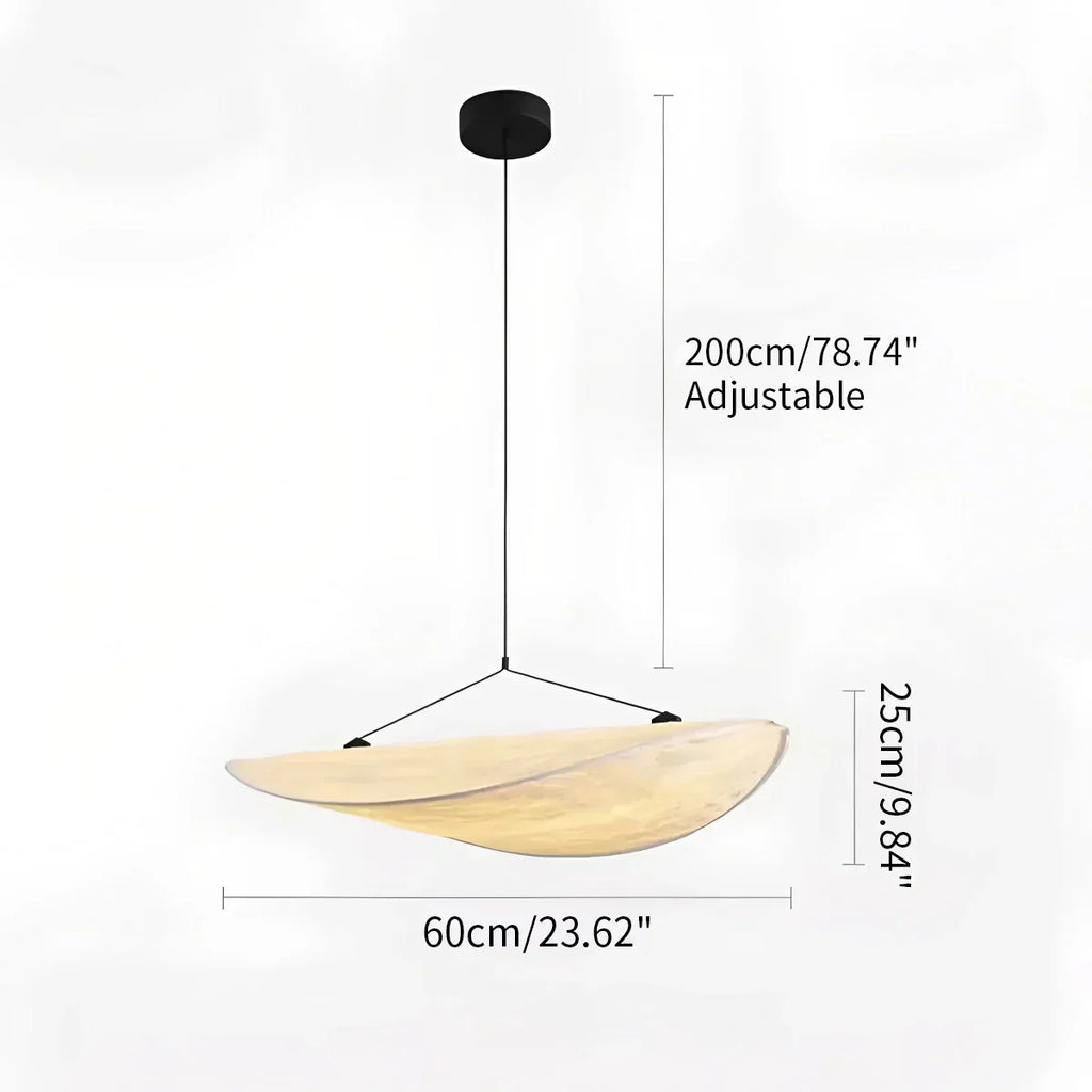 Zen Art Cloud Silk Pendant Lamp For Living Room Potato Chip Lamp