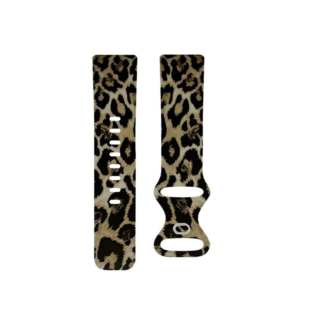 Fitbit Charge 6 Band Featuring Lucky Leopard Print Design