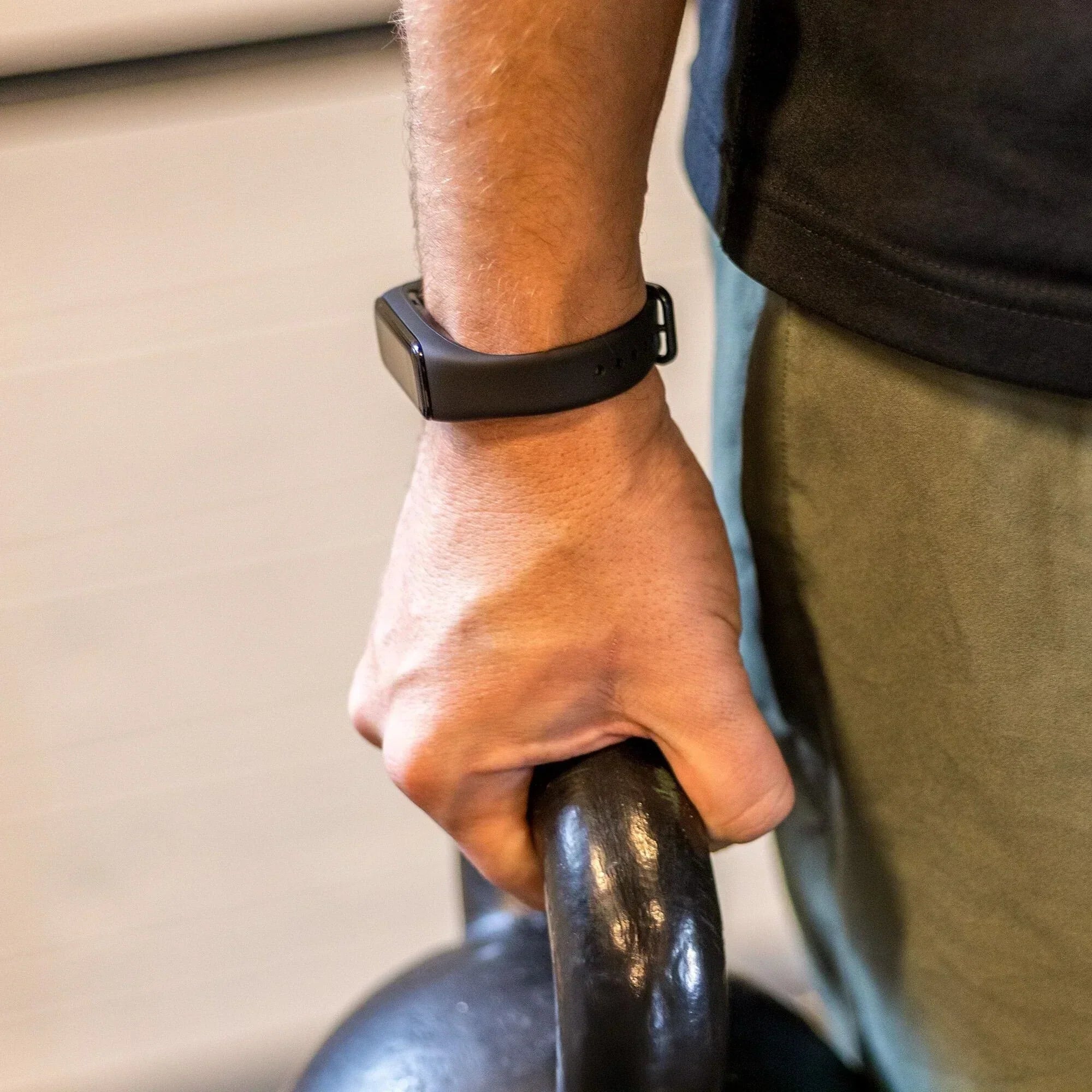 Samsung Galaxy Fit 2 Black Silicone Replacement Strap