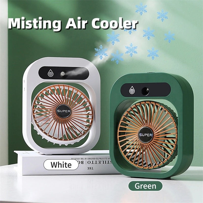 AquaFlow Portable Misting Fan For Personal Cooling