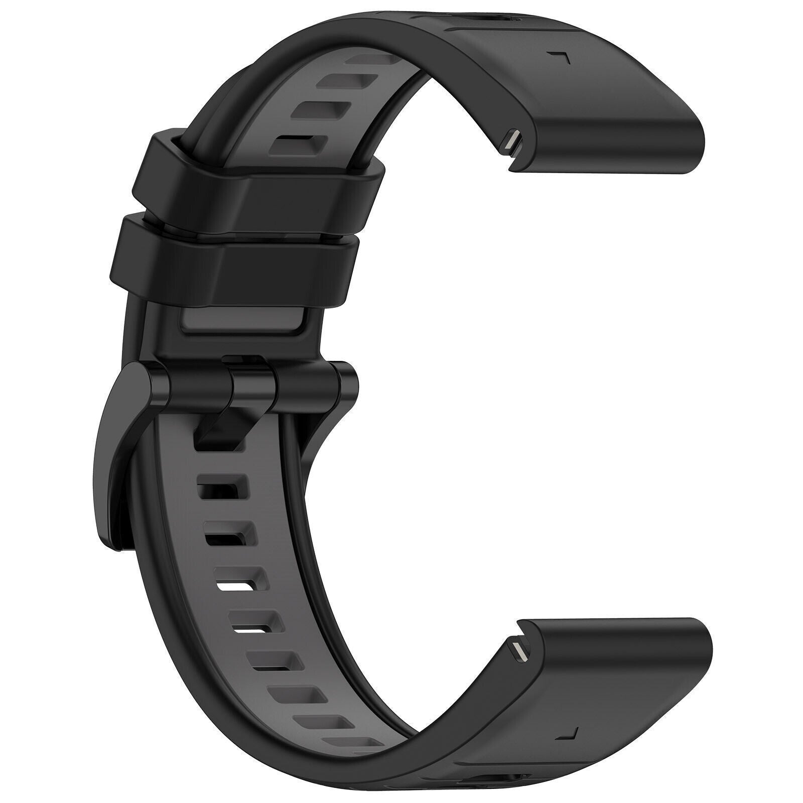 Garmin Fenix 5/6 Sport Band With Buckle Black And Gray