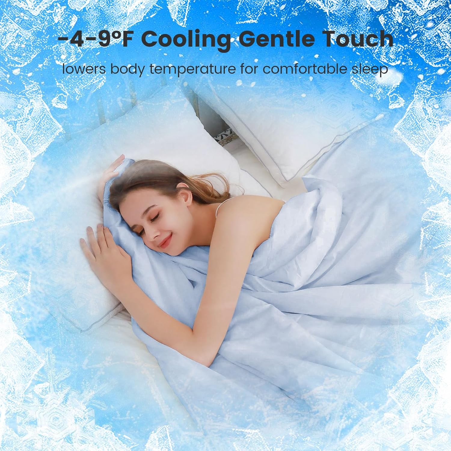 Q-Max Cooling Blanket, Double-Sided, Soft And Breathable For Hot Sleepers