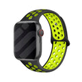 Sport Band For Apple Watch In Yellow And Black Hues