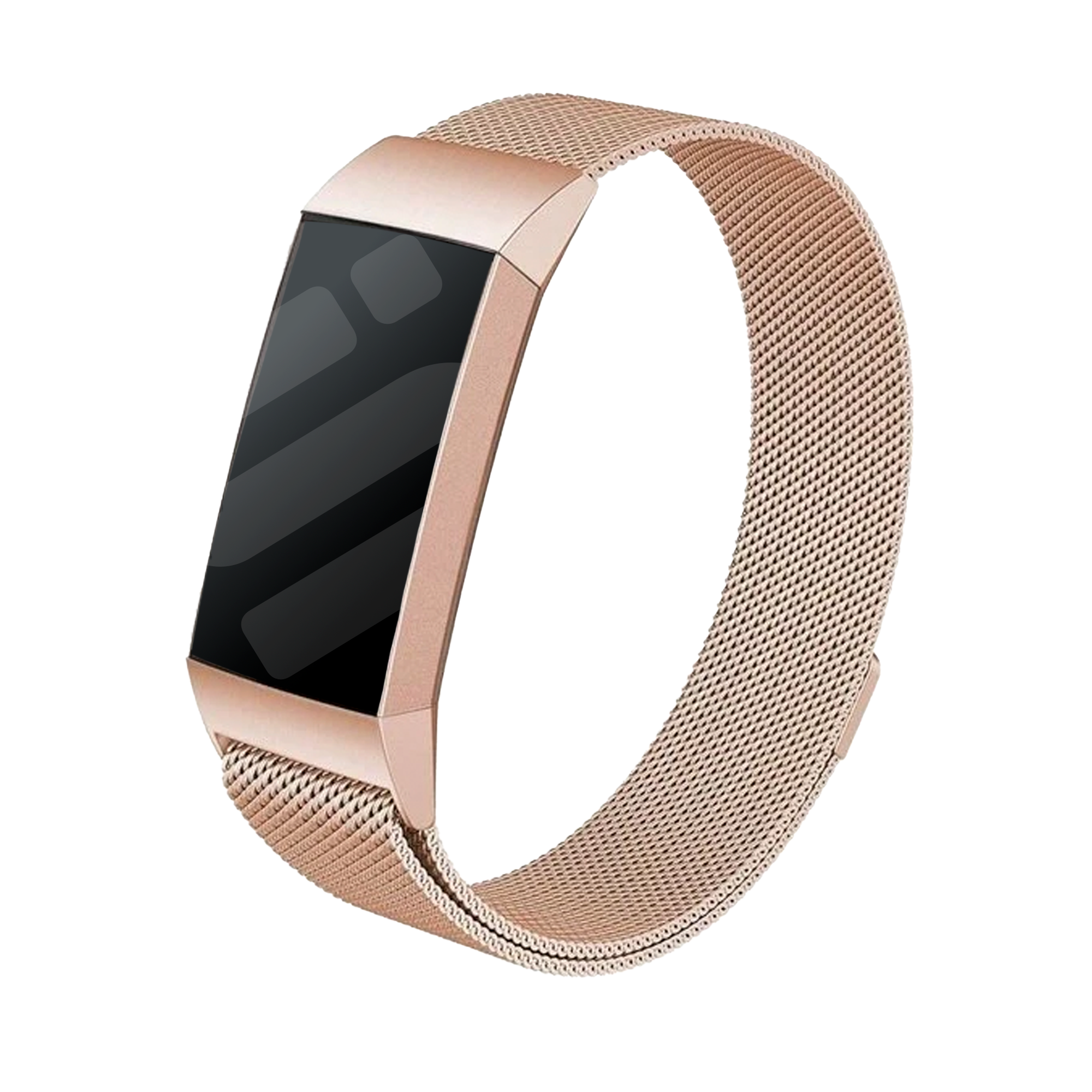Rose Gold Milanese Strap For Fitbit Charge 4 Watch Band