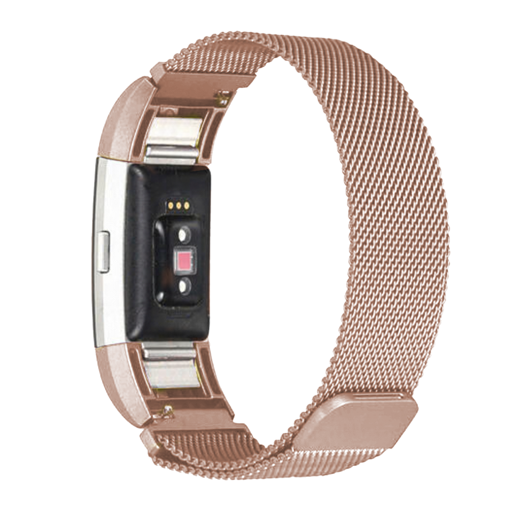 Rose Gold Milanese Strap For Fitbit Charge 4 Watch Band