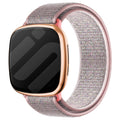 Grey And Pink Nylon Replacement Band For Fitbit Versa 3