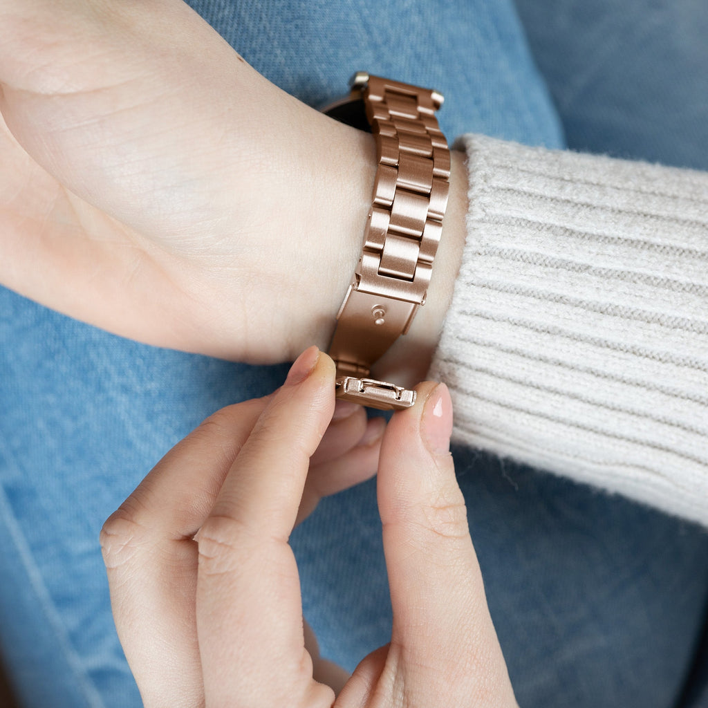 Garmin Lily Rose Gold Stainless Steel Band For Garmin Lily
