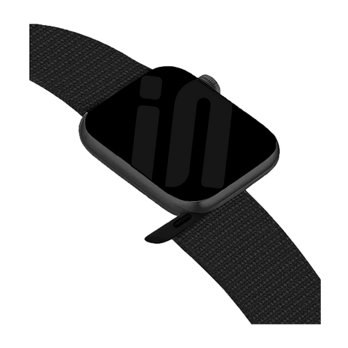 Apple Watch Nylon Strap With Velcro Fastener Black Version