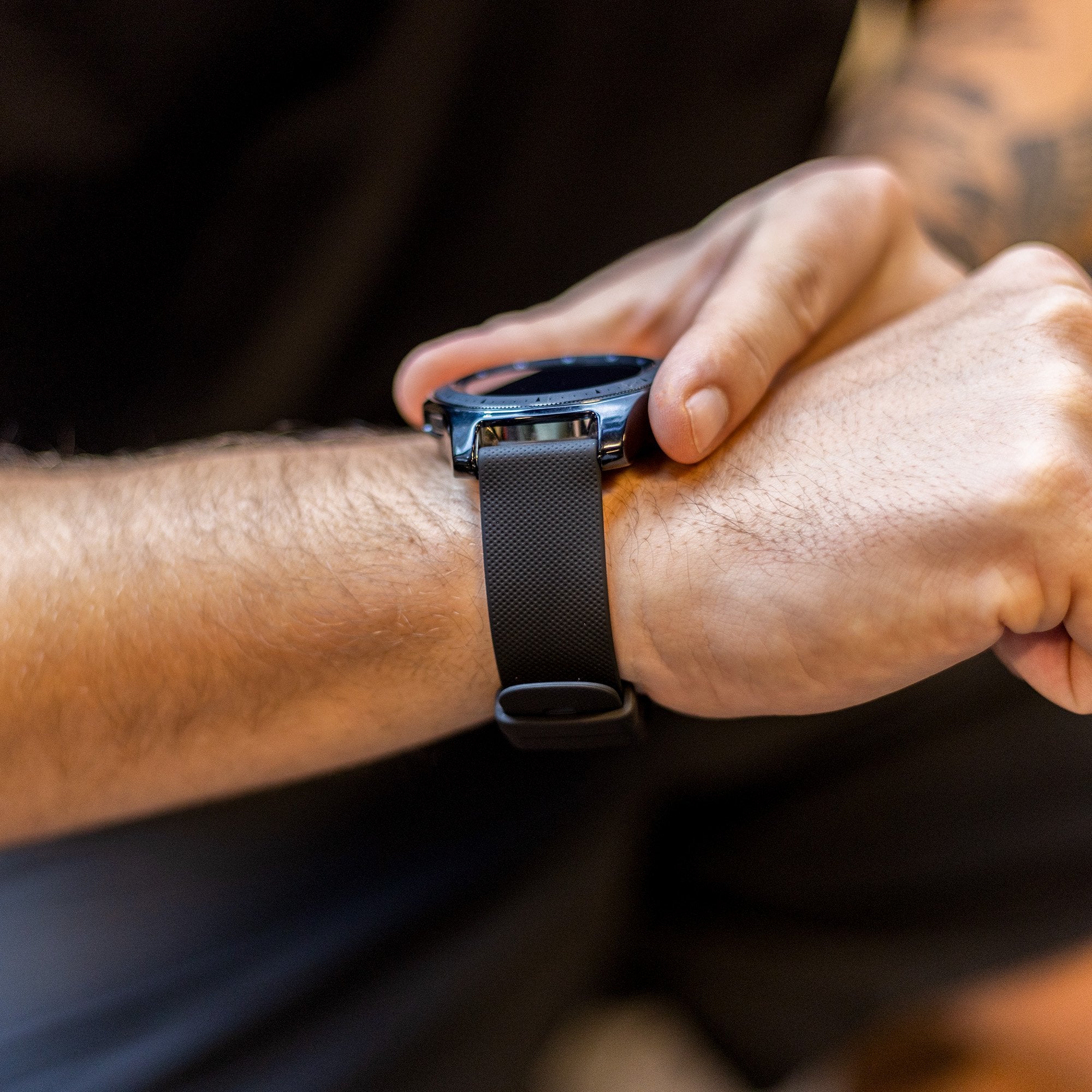 Xiaomi Mi Watch Black Silicone Strap Premium Replacement Band