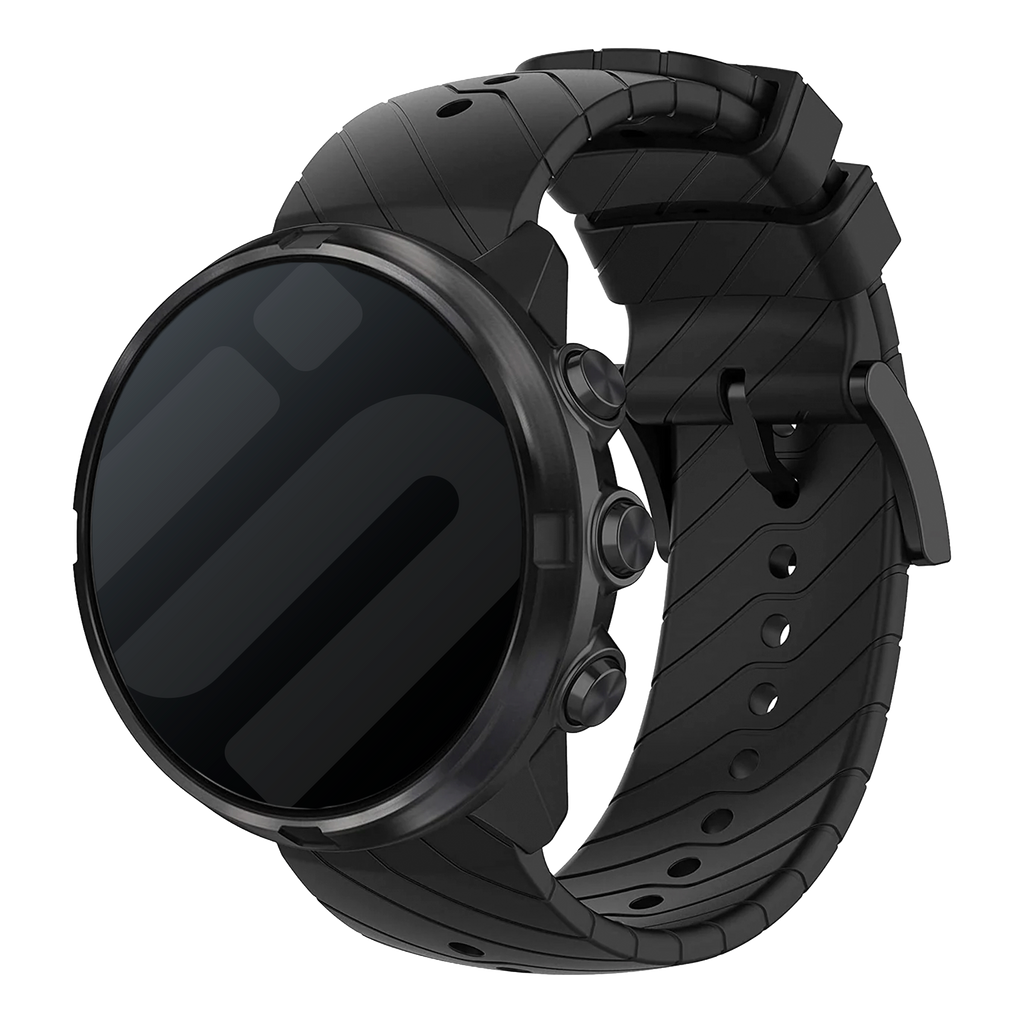 Suunto 9 Baro Black Silicone Band for Smart Watches